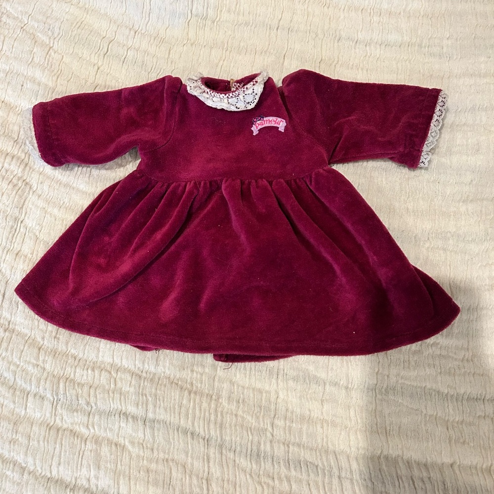 Vintage Velvet Pamela Doll Outfit